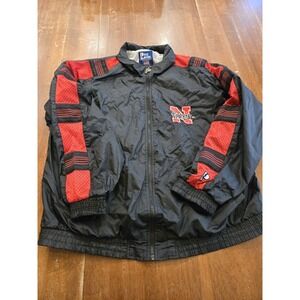 Vintege Pro Player Nebraska Huskers Full Zip Windbreaker XL